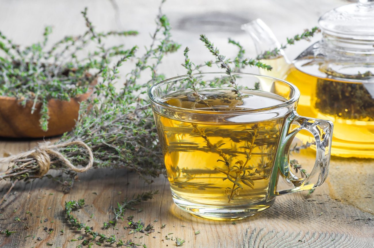 Thyme tea (Thymus vulgaris)