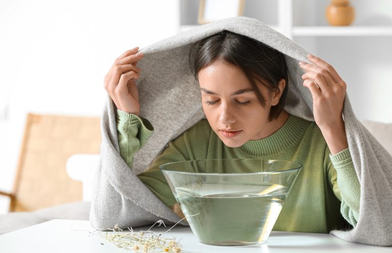 How to make a herbal steam inhalation