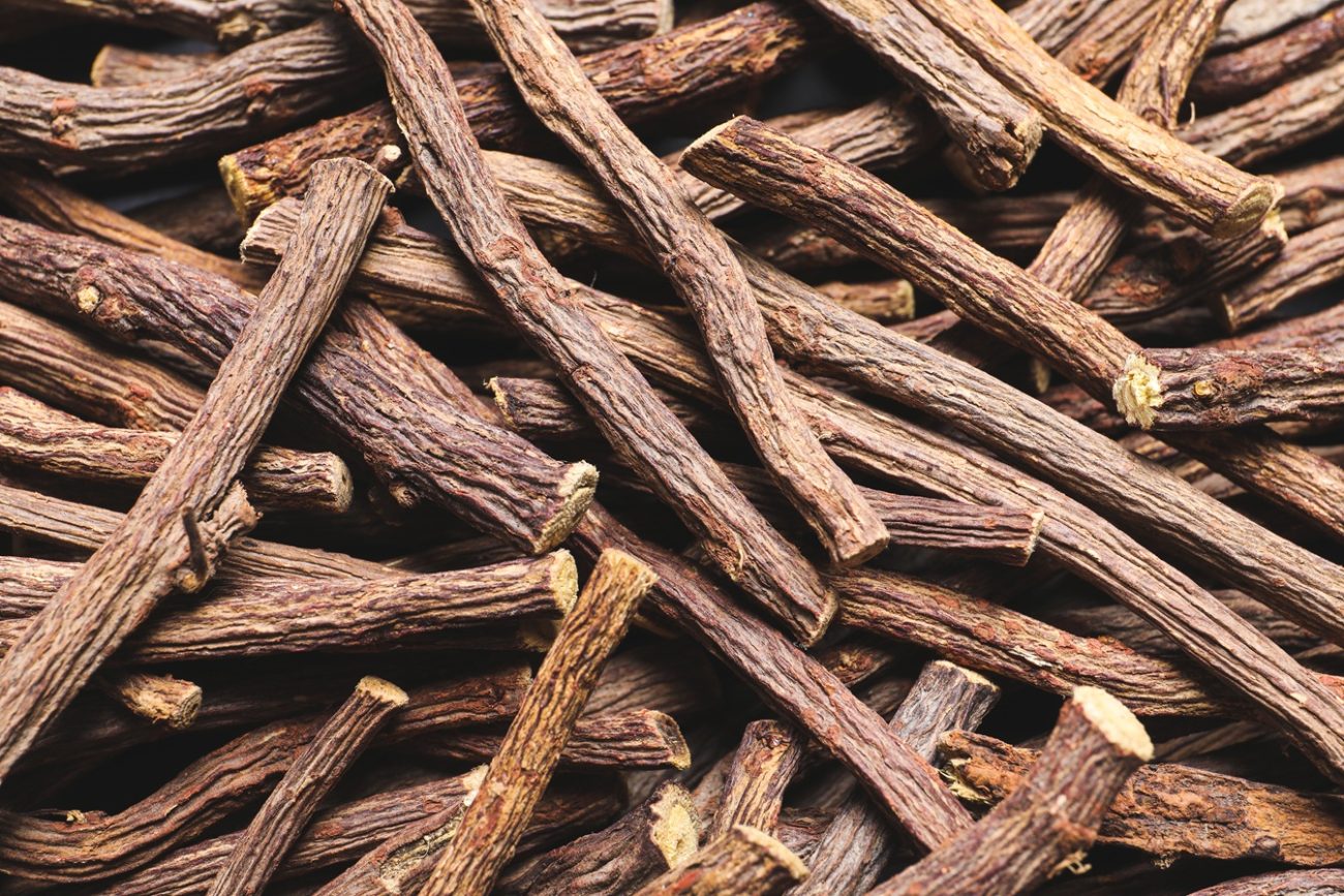 Liquorice root (Glycyrrhiza glabra)