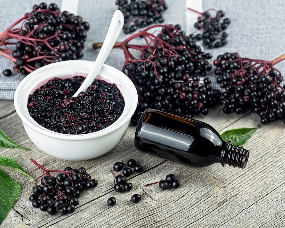 Elderberry To ease cold symptoms and speed recovery