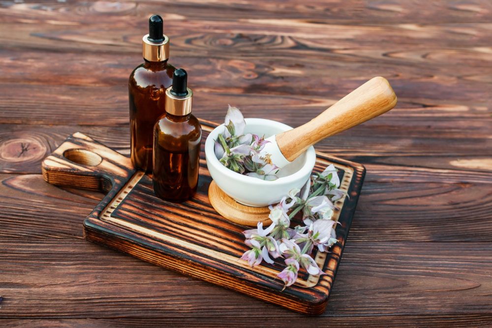 Clary sage essential oil (Salvia sclarea)