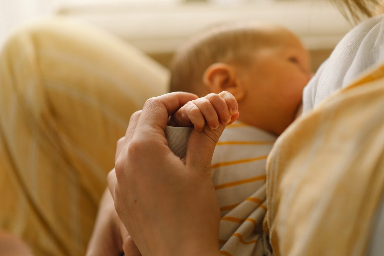 Breastfeeding Young Baby