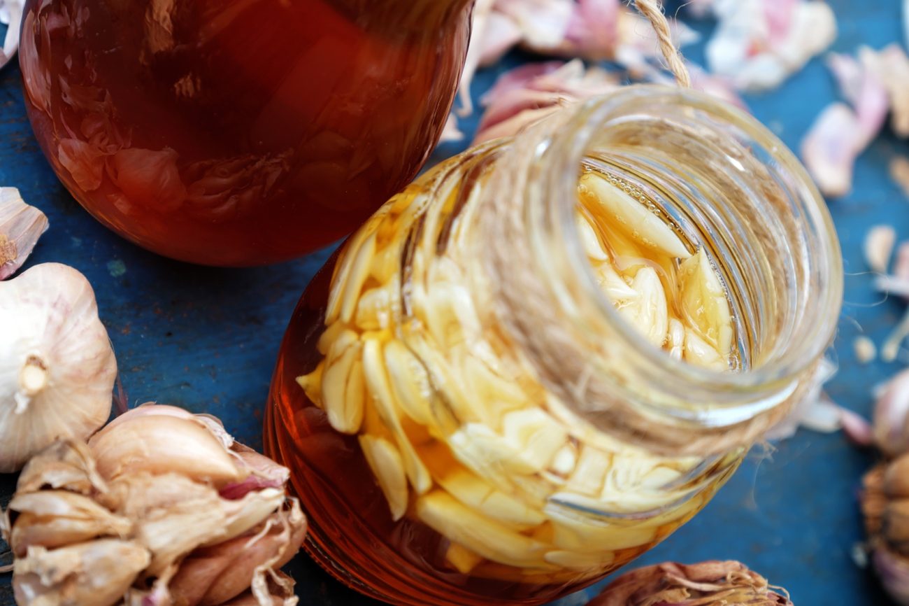 Fermented Garlic With Honey