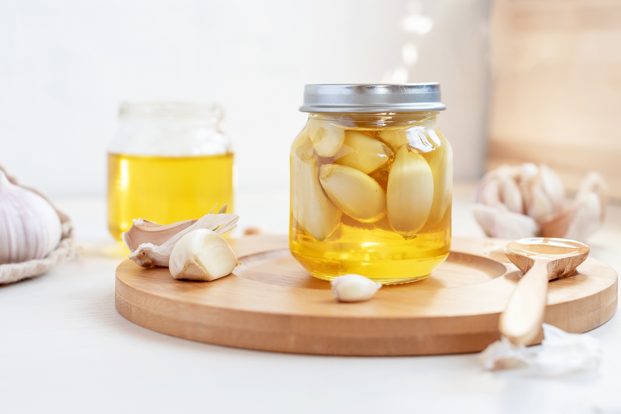 Fermented garlic honey recipe for immune support