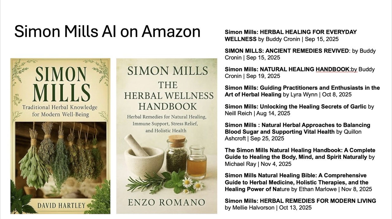 Simon Mills Fake Herbals