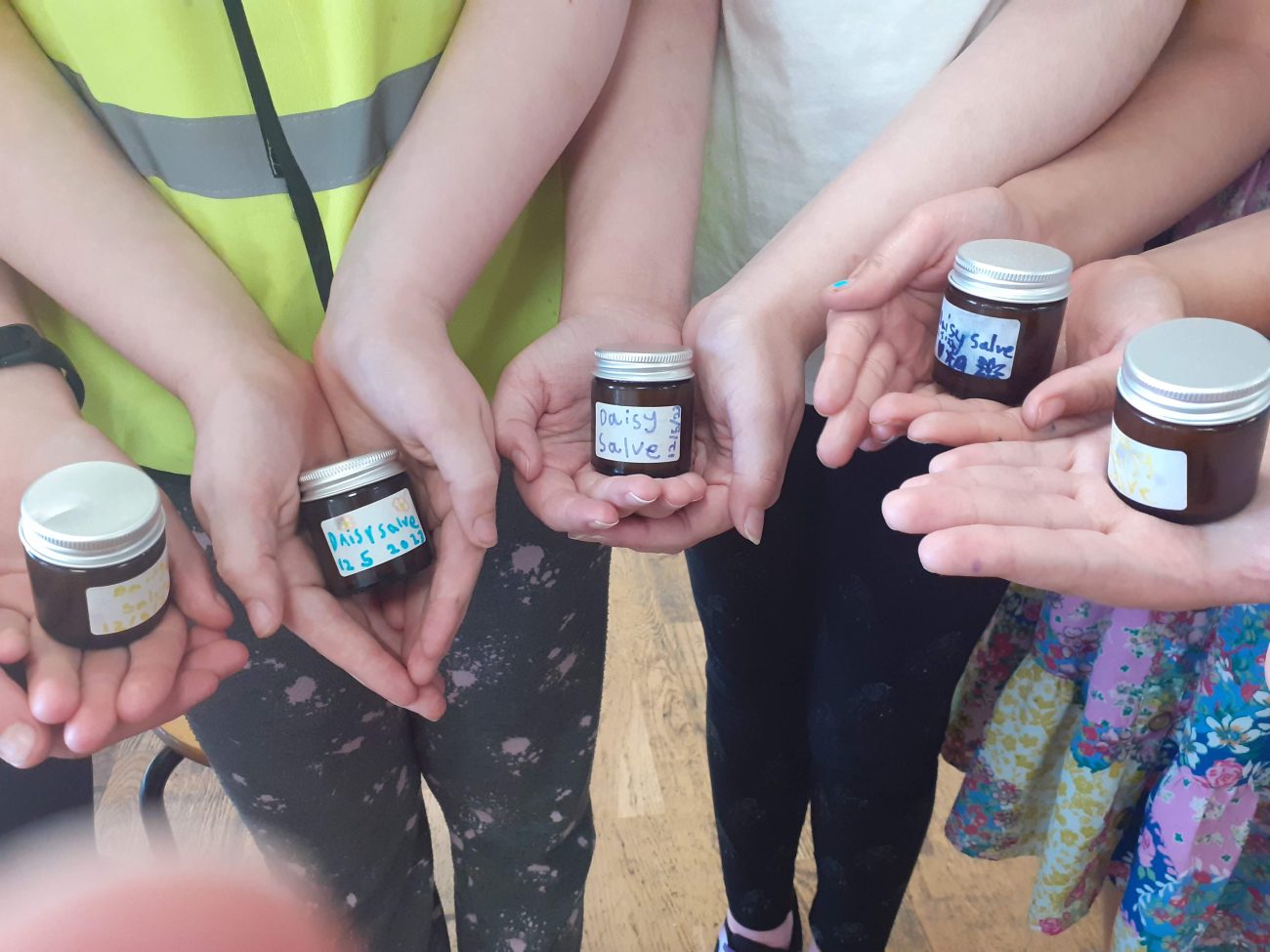 Herbal Education For Children Cream Making